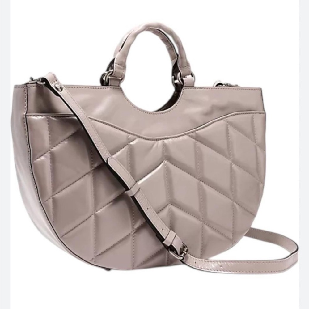Patricia Nash Gray Quilted Women's Handbag